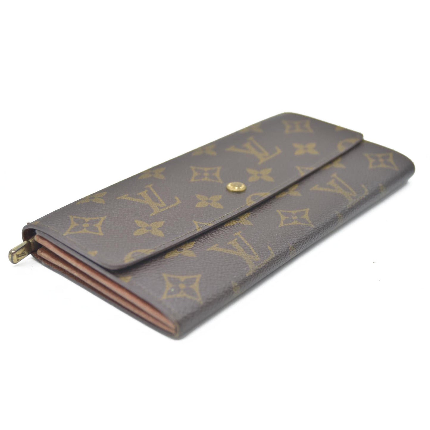 Louis Vuitton $725 Monogram Portefeiulle Sarah Long Bifold Wallet AN1920