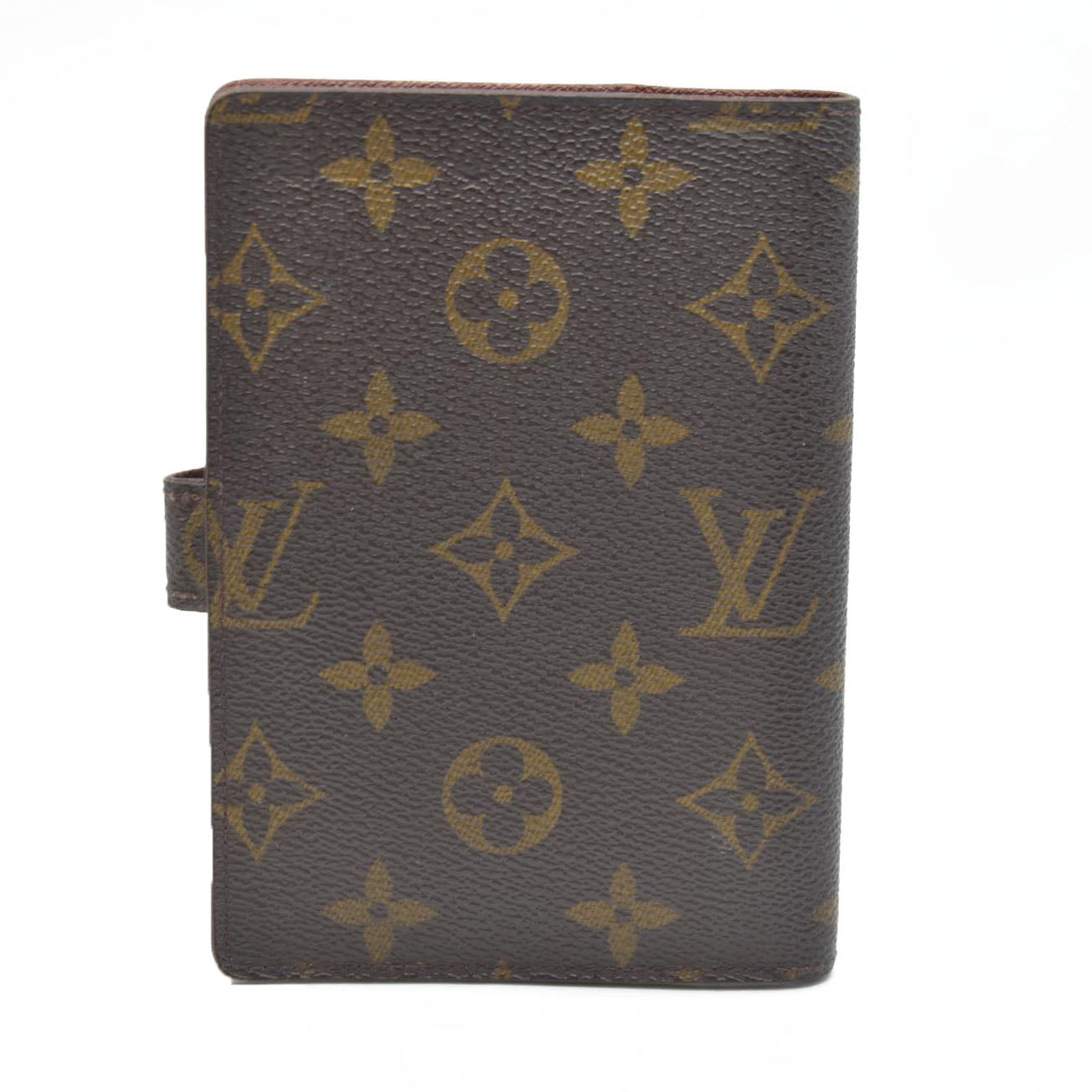 $505 Louis Vuitton Monogram Agenda PM Notebook Cover Brown SP1010