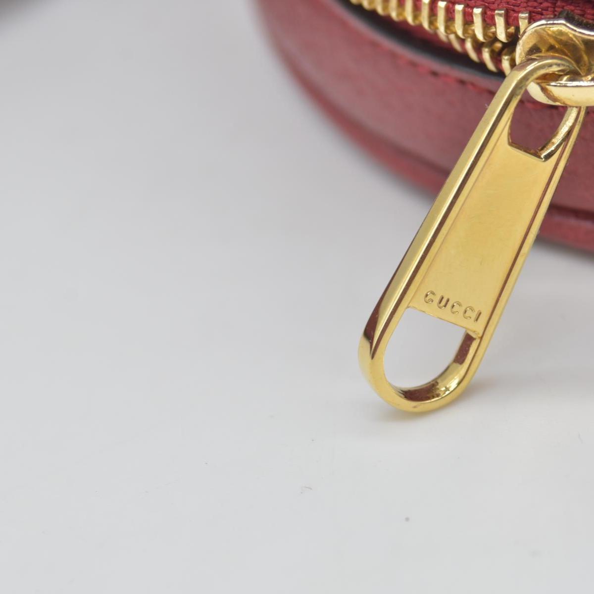 $1690 Gucci GG Supreme Monogram Web Flora Mini Ophidia Round Backpack Red CONSIGNMENT