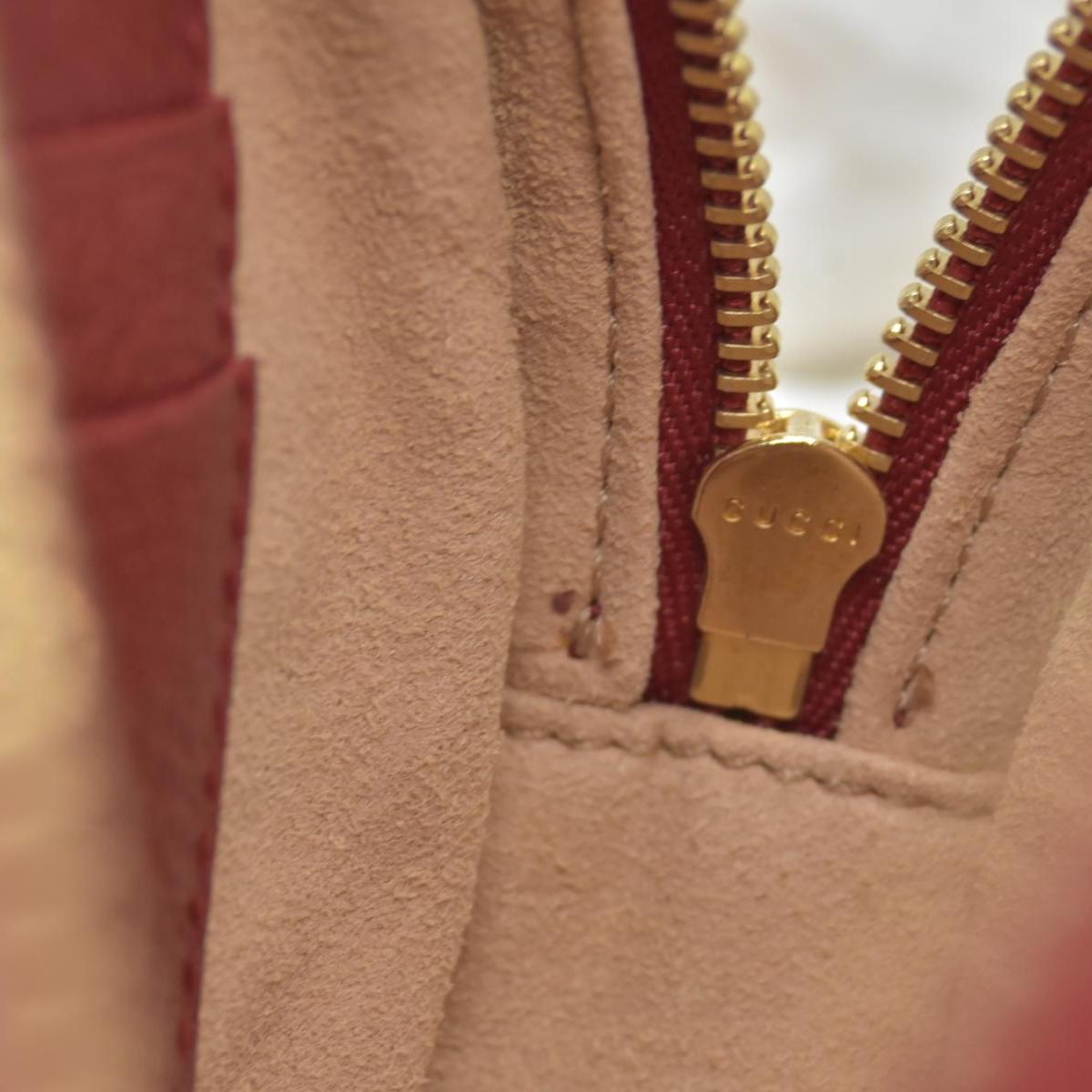 $1690 Gucci GG Supreme Monogram Web Flora Mini Ophidia Round Backpack Red CONSIGNMENT