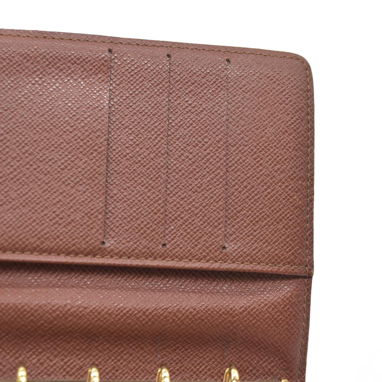 $505 Louis Vuitton Monogram Agenda PM Notebook Cover Brown SP1010