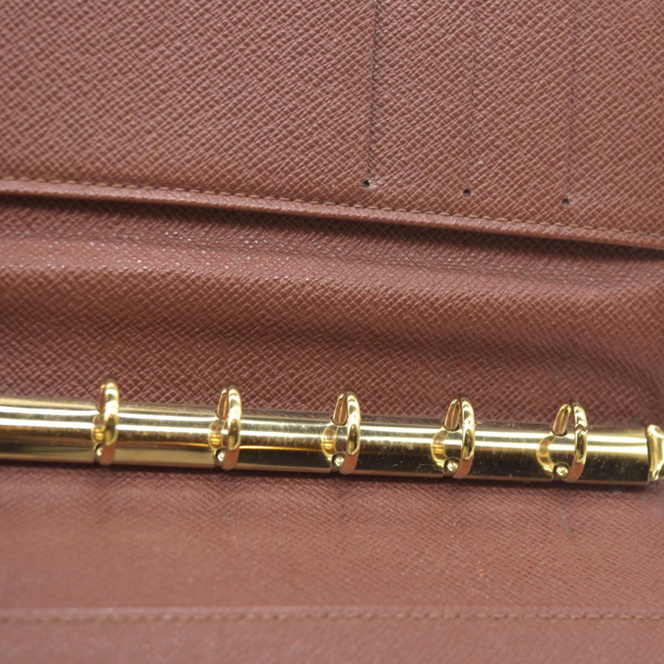 $505 Louis Vuitton Monogram Agenda PM Notebook Cover Brown SP1010