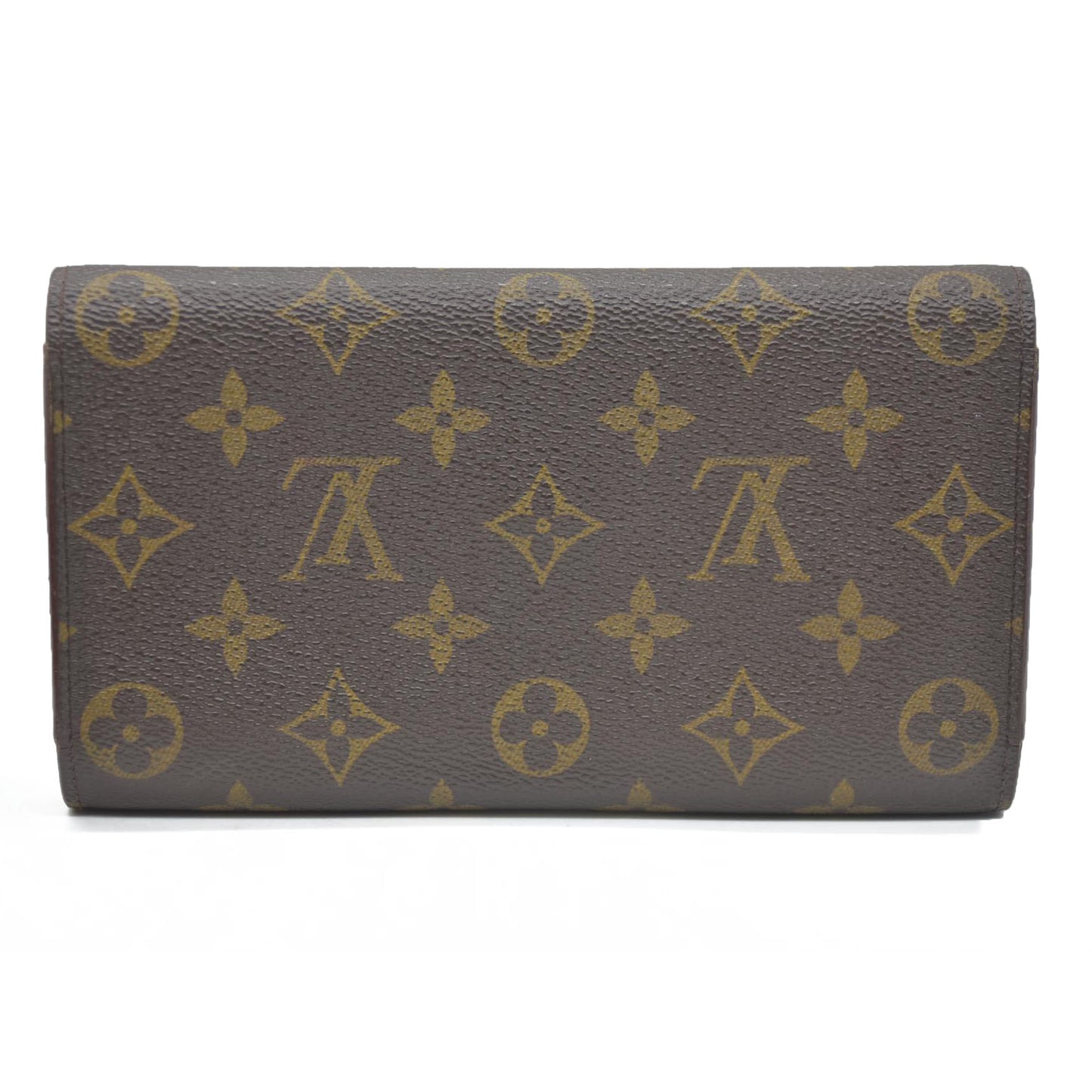 AUCTION $725 Louis Vuitton Monogram Porte Tresor International Trifold Long Wallet TH0956