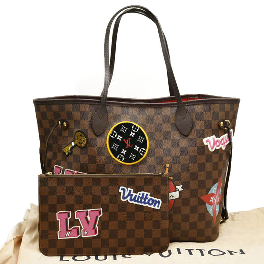 LOUIS VUITTON  Damier Ebene Travel Stickers Neo Neverfull MM  AR3148