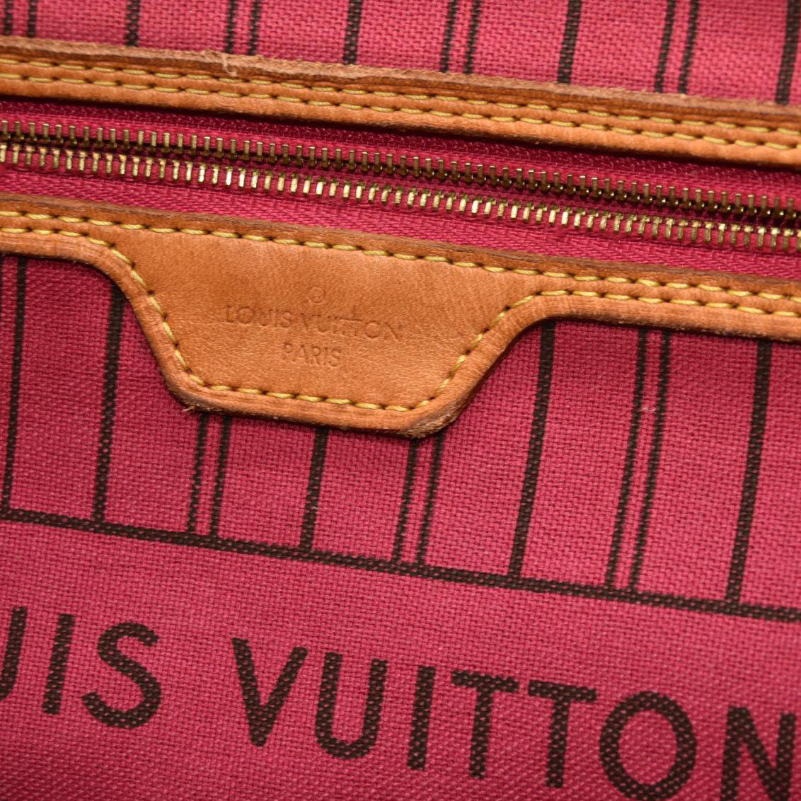Louis Vuitton  Monogram Neverfull MM Fuchsia SD3136