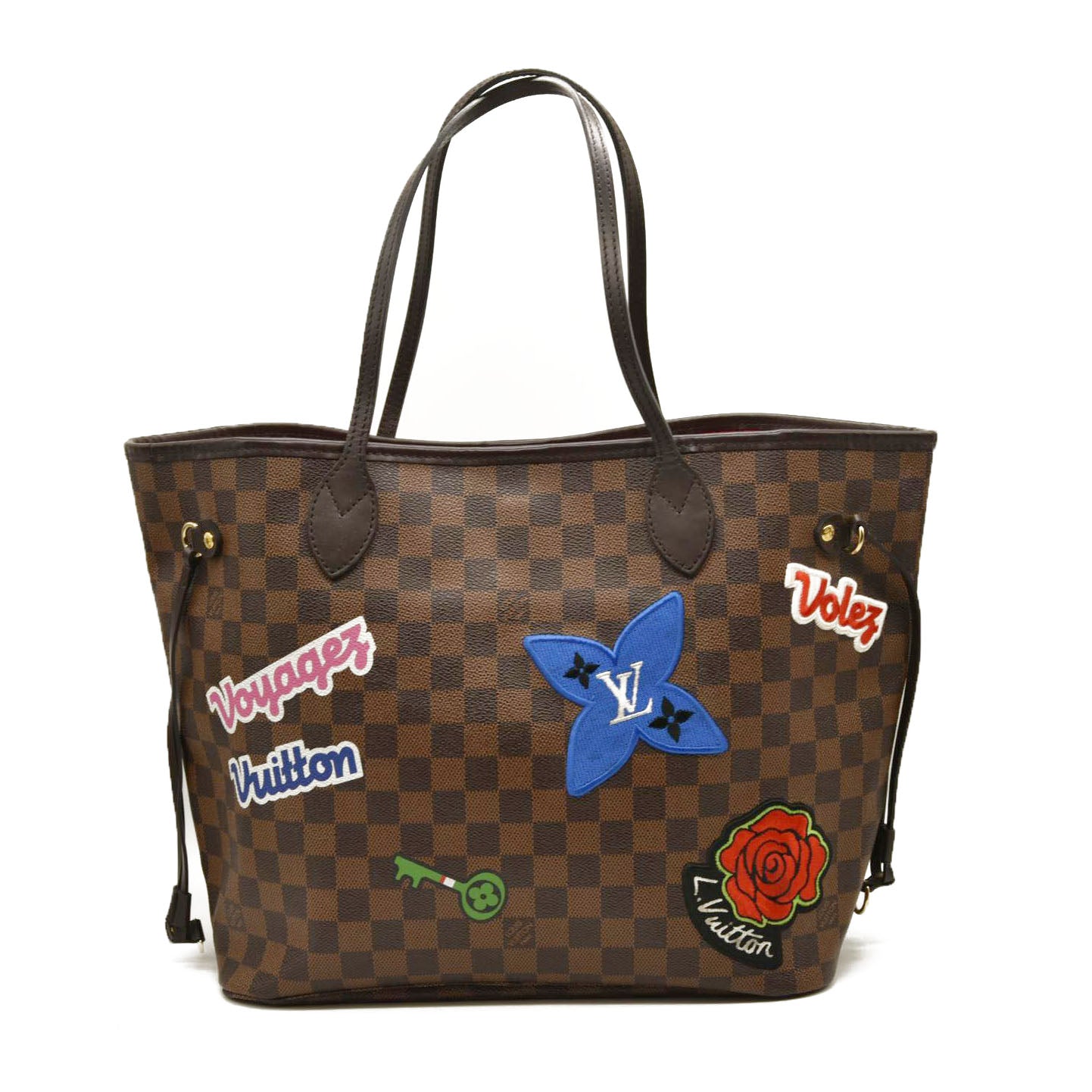 LOUIS VUITTON  Damier Ebene Travel Stickers Neo Neverfull MM  AR3148