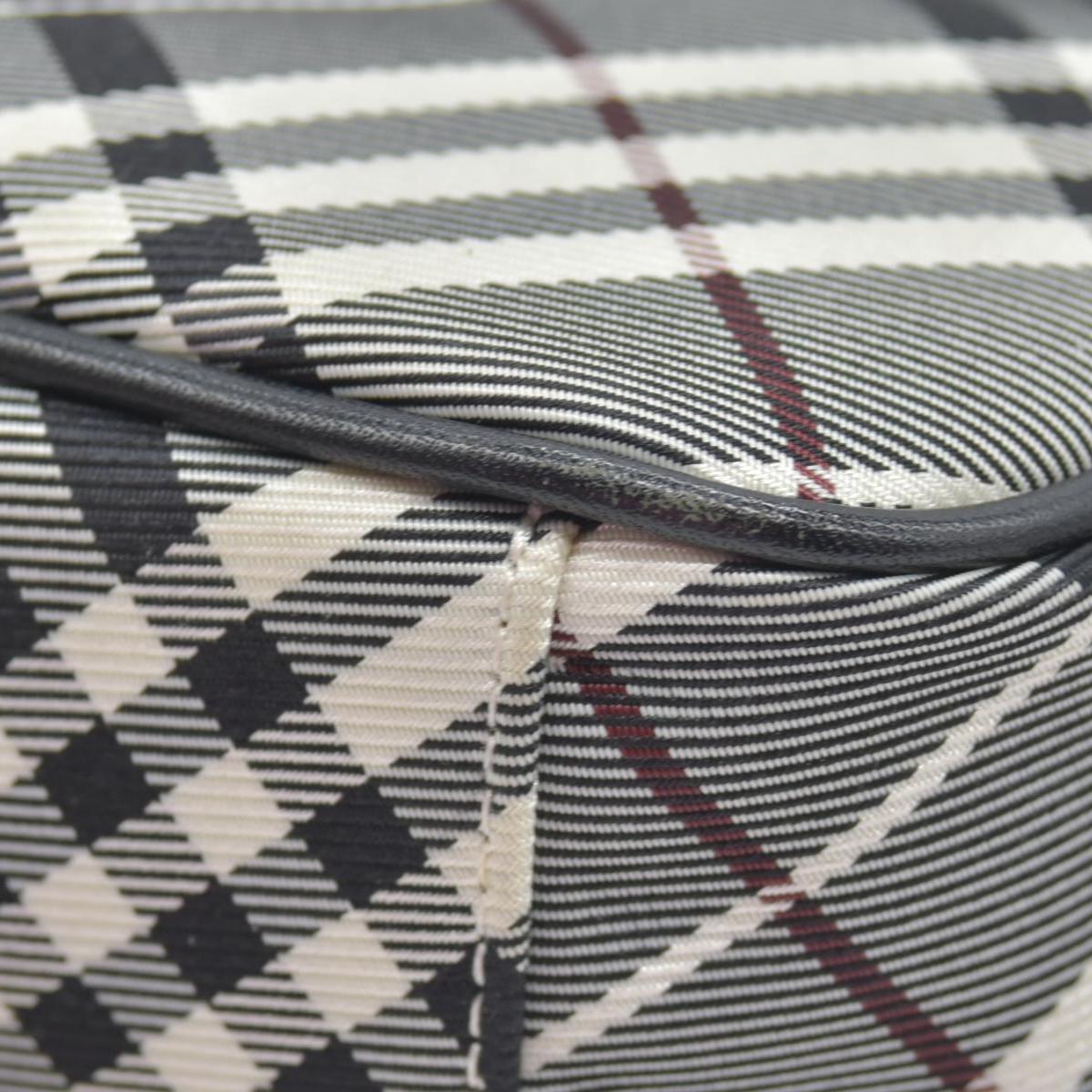 $1095 BURBERRY Nova Check Blue Label Shoulder Bag Nylon Blue CONSIGNMENT