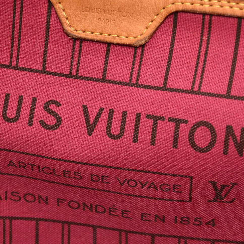 Louis Vuitton  Monogram Neverfull MM Fuchsia SD3136