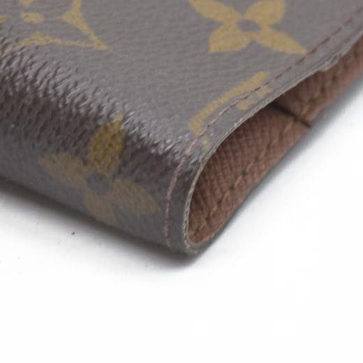 $505  Louis Vuitton Monogram Agenda PM Notebook Cover Brown CA0969