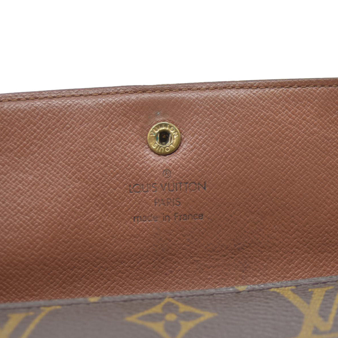 AUCTION $725 Louis Vuitton Monogram Porte Tresor International Trifold Long Wallet TH0956