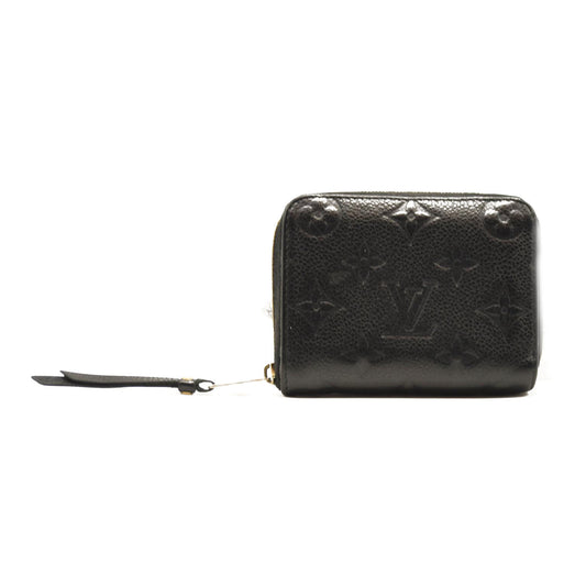 LOUIS VUITTON Empreinte Zippy Coin Purse Black