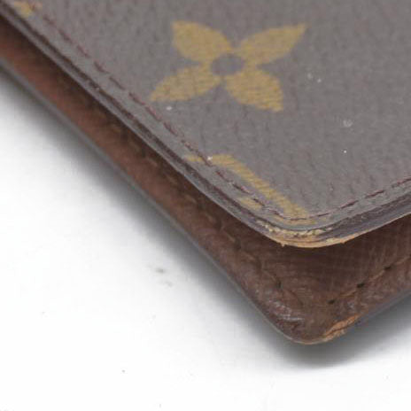 $505  Louis Vuitton Monogram Agenda PM Notebook Cover Brown CA0969