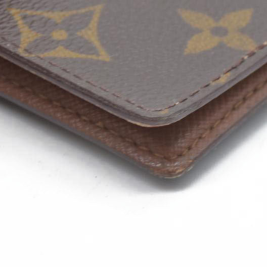 $505  Louis Vuitton Monogram Agenda PM Notebook Cover Brown CA0969