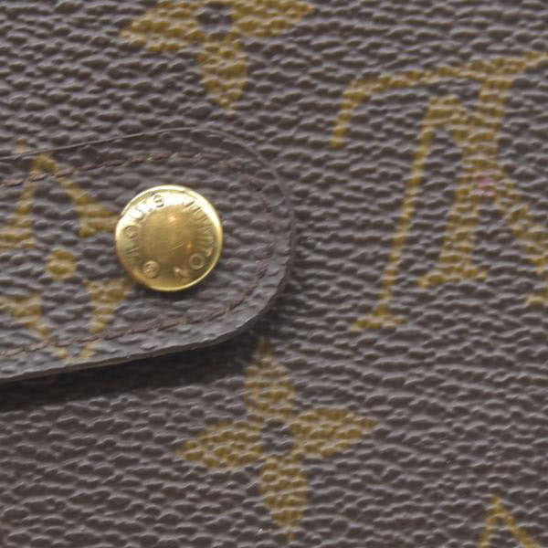 $505  Louis Vuitton Monogram Agenda PM Notebook Cover Brown CA0969