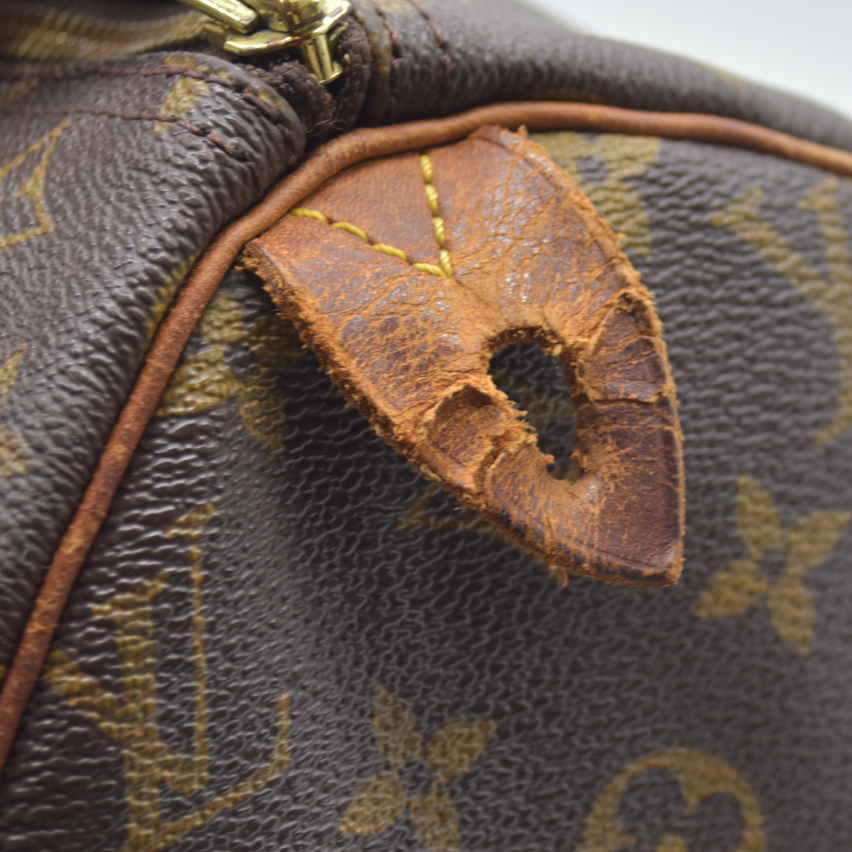 $1660 Louis Vuitton Monogram Speedy 30 2000 SP0010