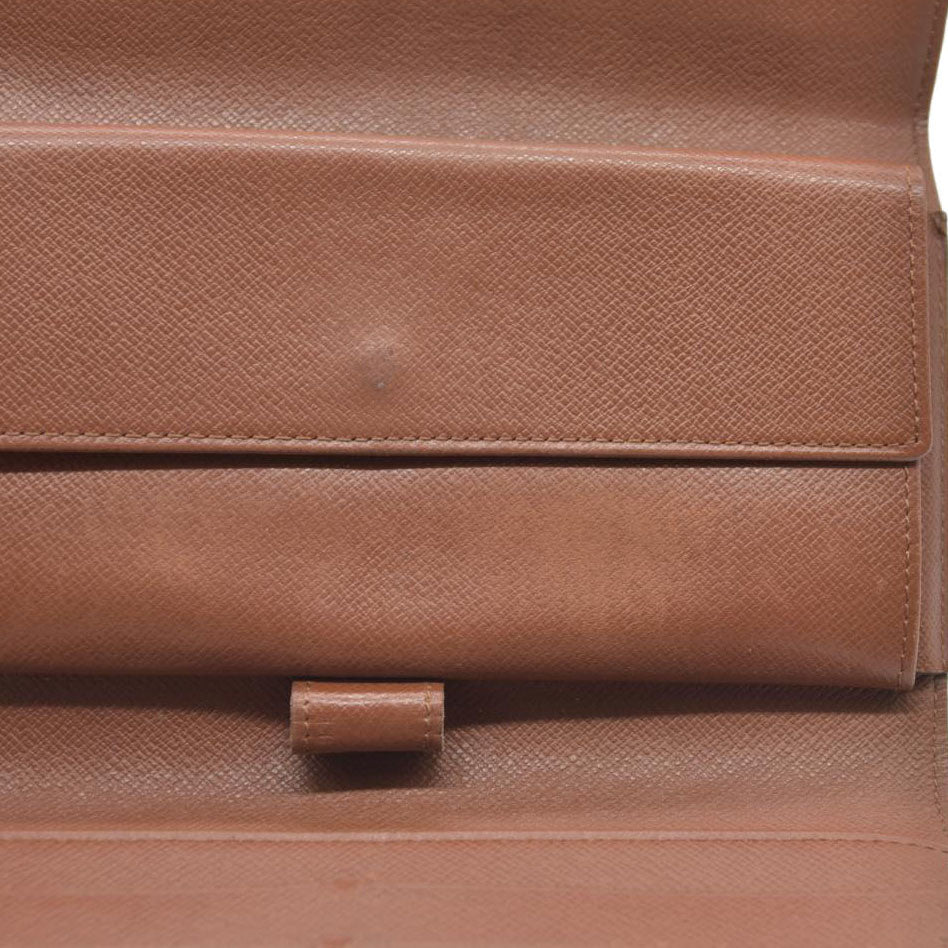 AUCTION $725 Louis Vuitton Monogram Porte Tresor International Trifold Long Wallet TH0956