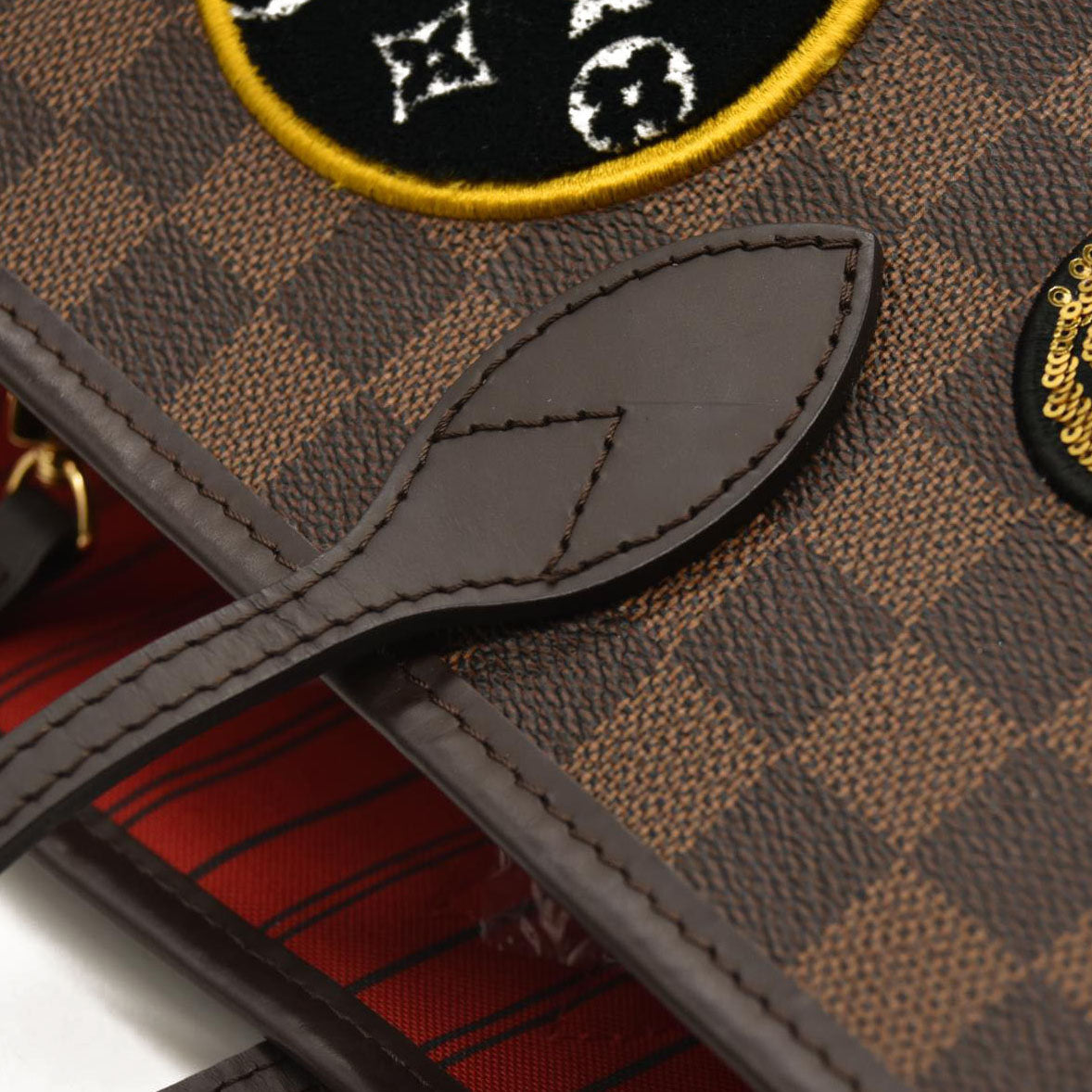 LOUIS VUITTON  Damier Ebene Travel Stickers Neo Neverfull MM  AR3148