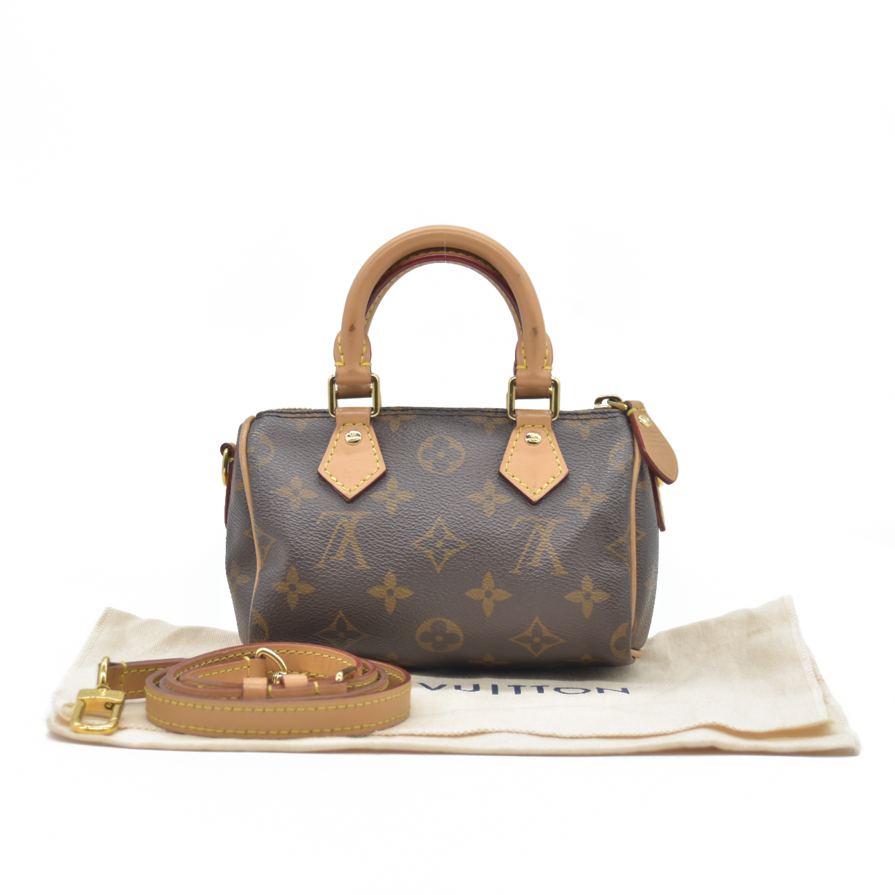 $1960 2022 Louis Vuitton Monogram Nano Speedy Bandouliere TY3212