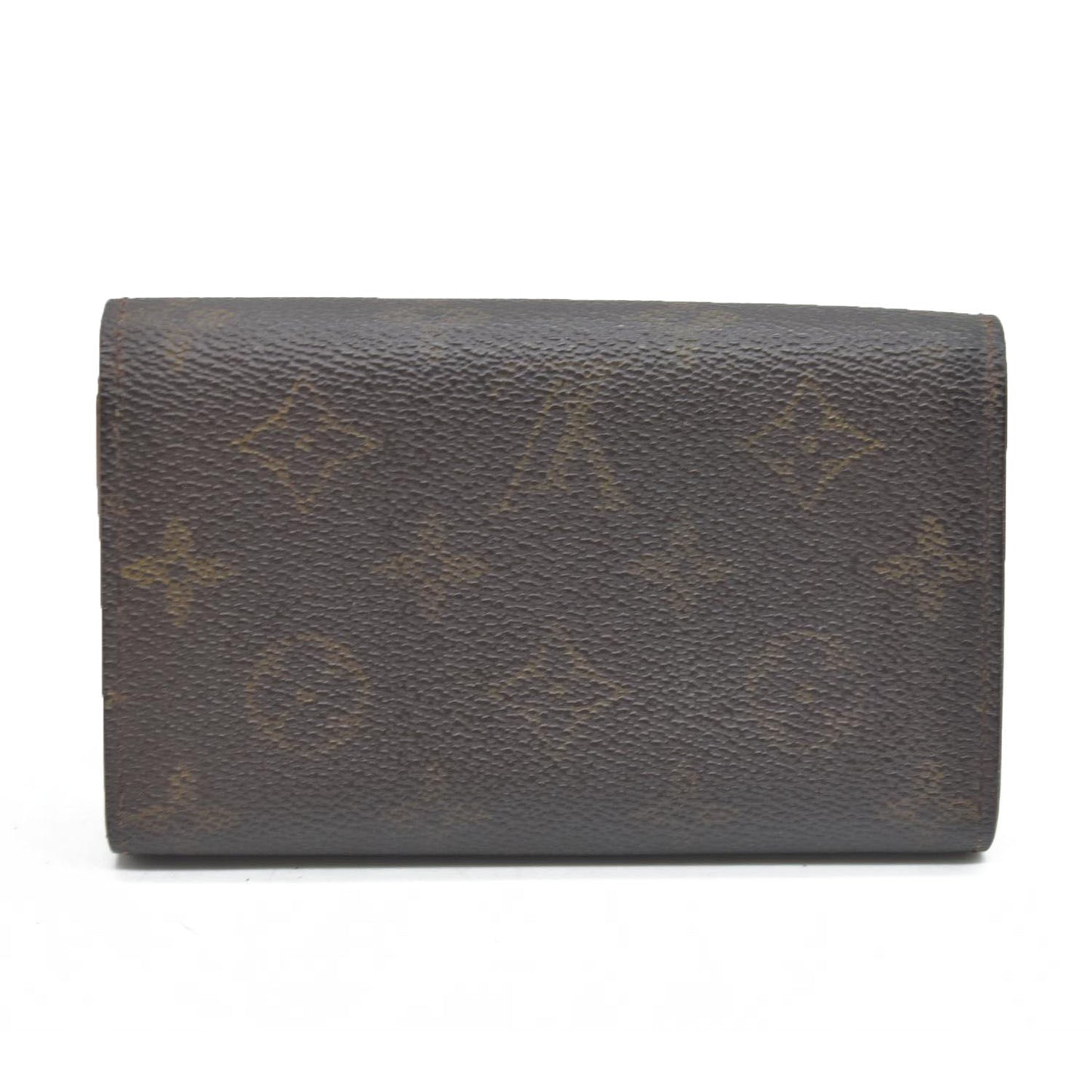$560 Louis Vuitton Monogram Porte Monnaie Billets Tresor Bifold Wallet RA1906