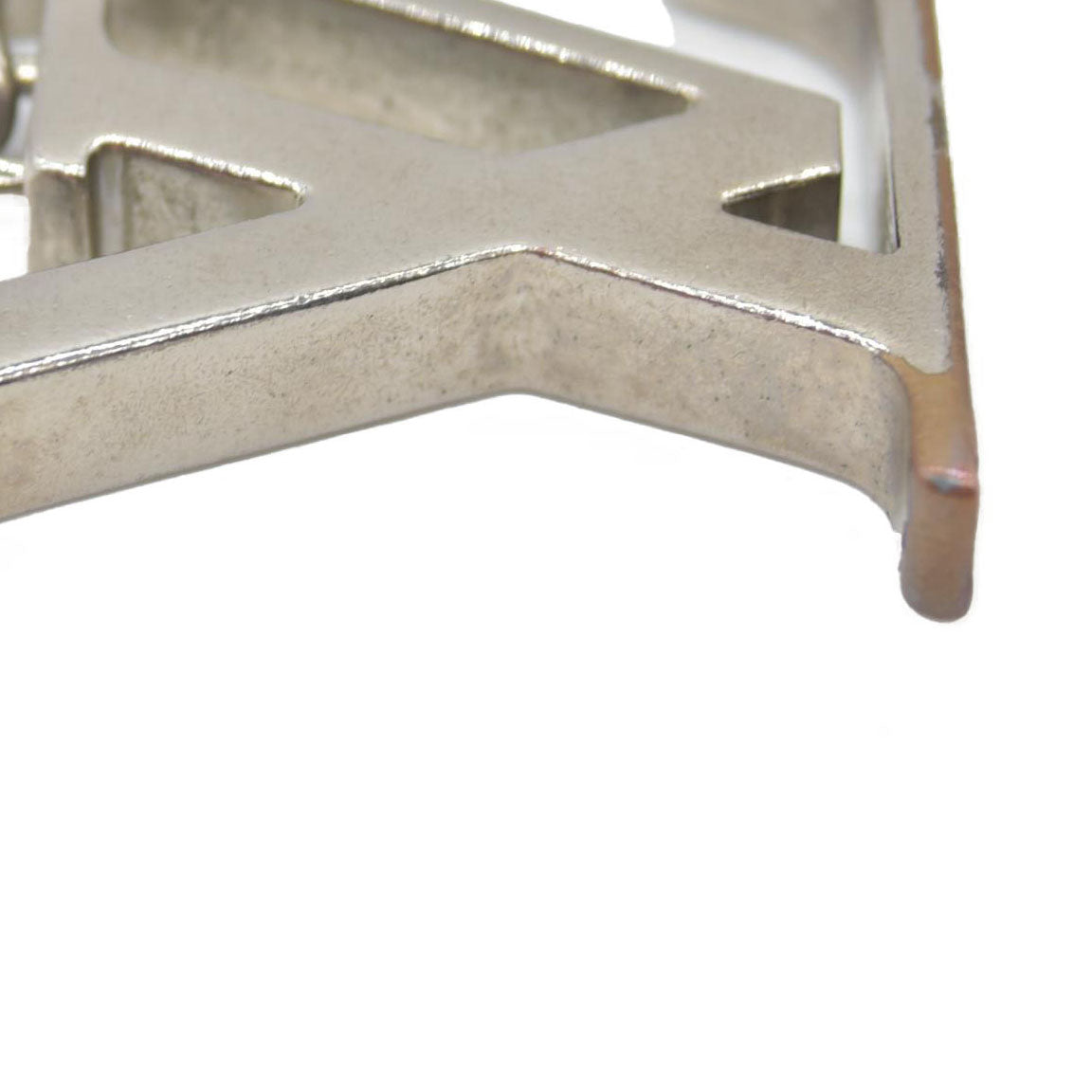 $320 Louis Vuitton Silver Dimension Key Holder and Bag Charm LE0150