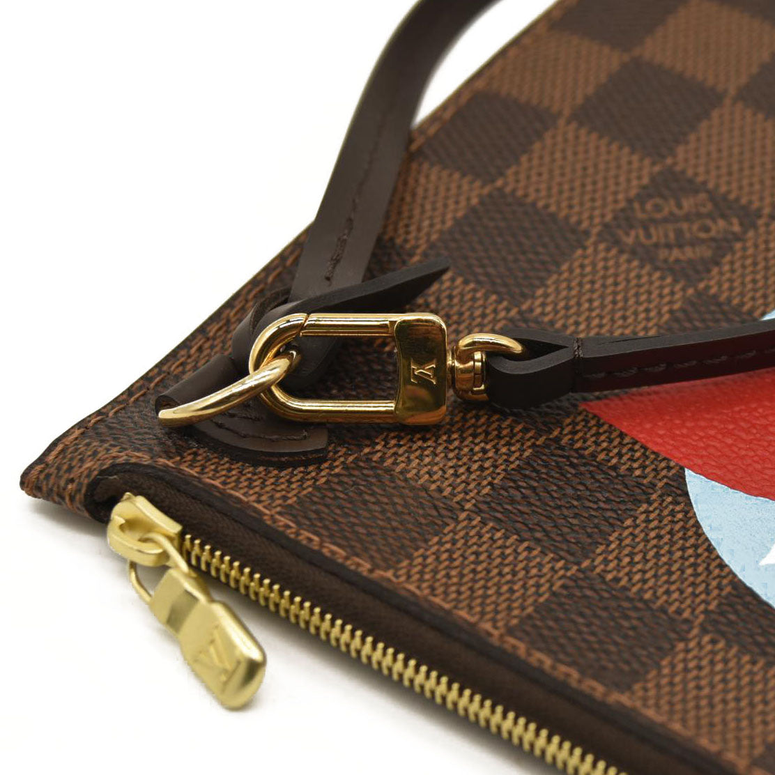 LOUIS VUITTON  Damier Ebene Travel Stickers Neo Neverfull MM  AR3148