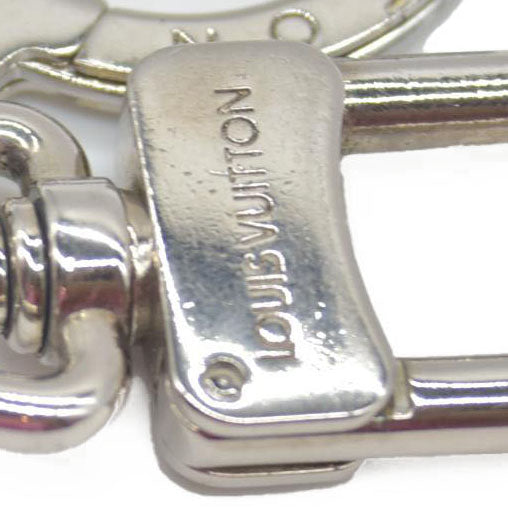 $320 Louis Vuitton Silver Dimension Key Holder and Bag Charm LE0150