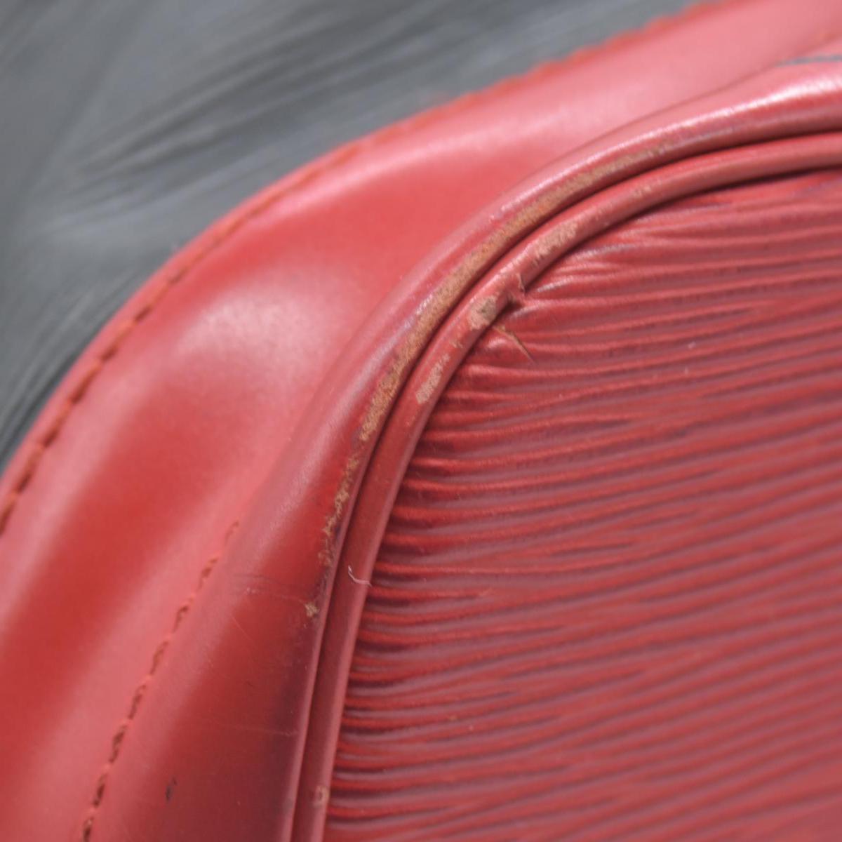 $3350 Louis Vuitton Epi Leather Noe Red and Black CONSIGNMENT