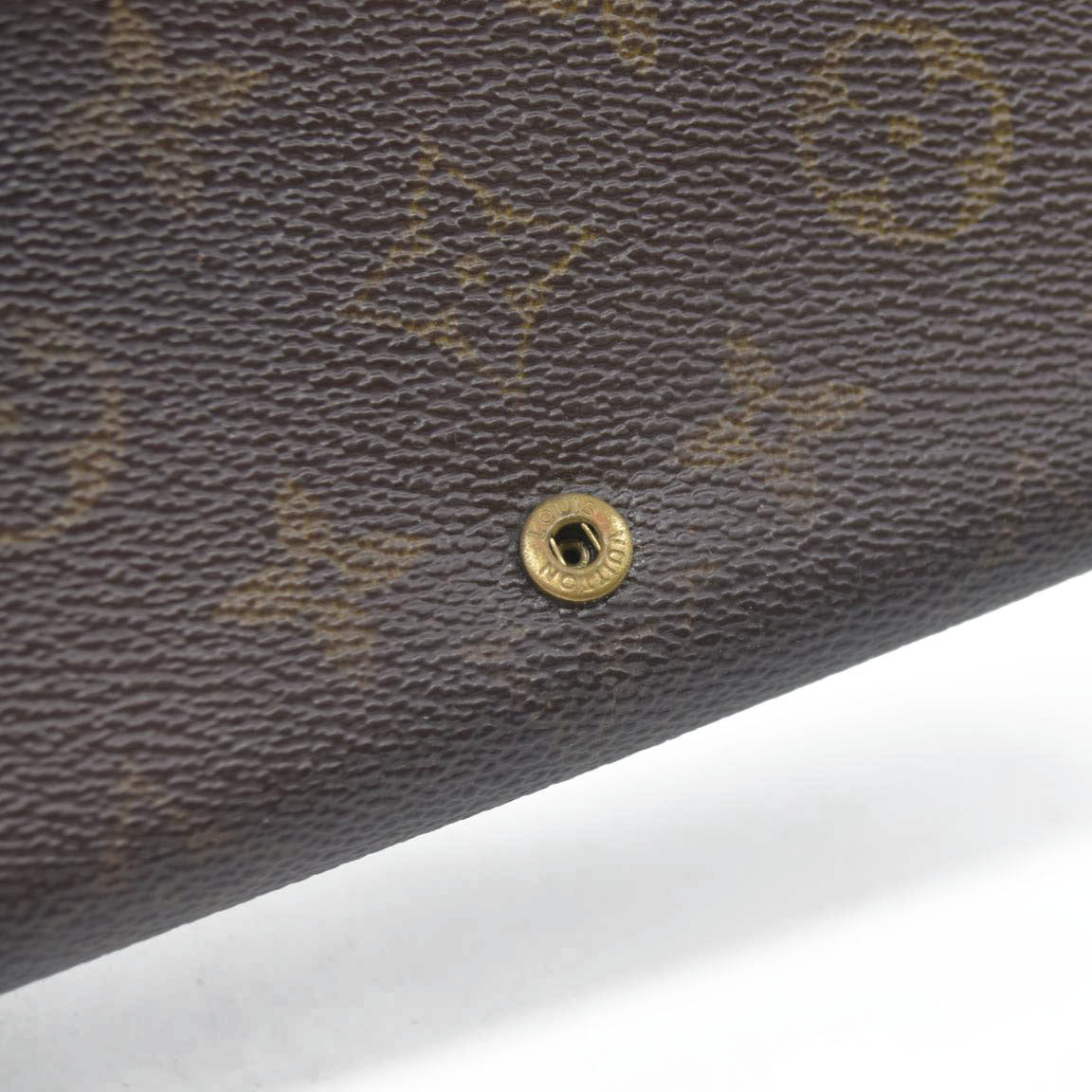 $560 Louis Vuitton Monogram Porte Monnaie Billets Tresor Bifold Wallet RA1906