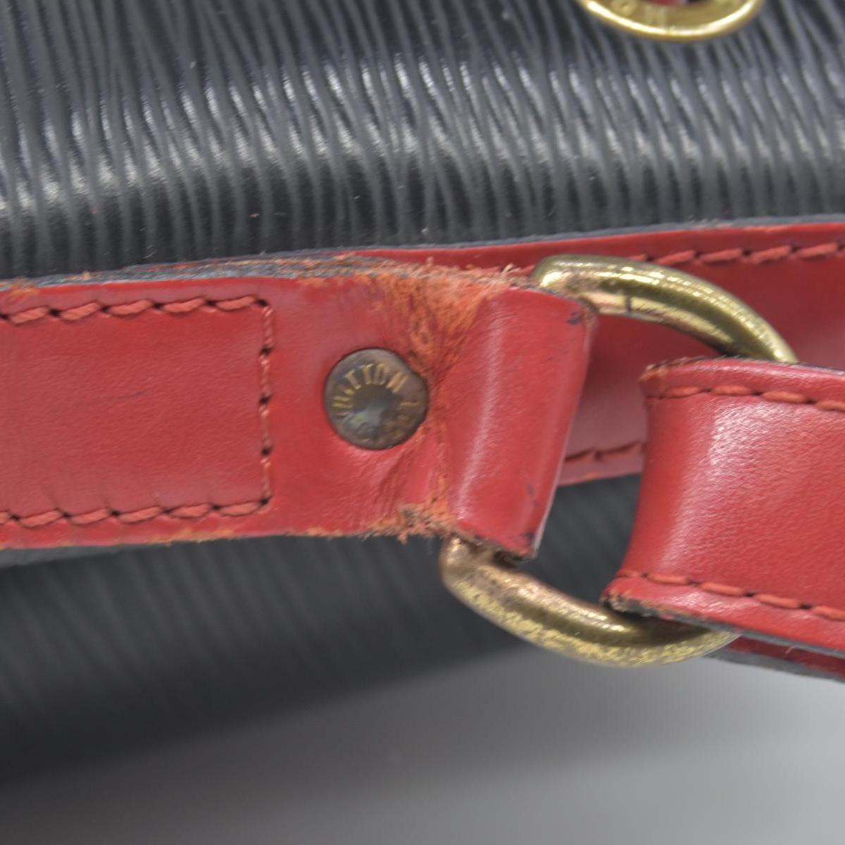 $3350 Louis Vuitton Epi Leather Noe Red and Black CONSIGNMENT