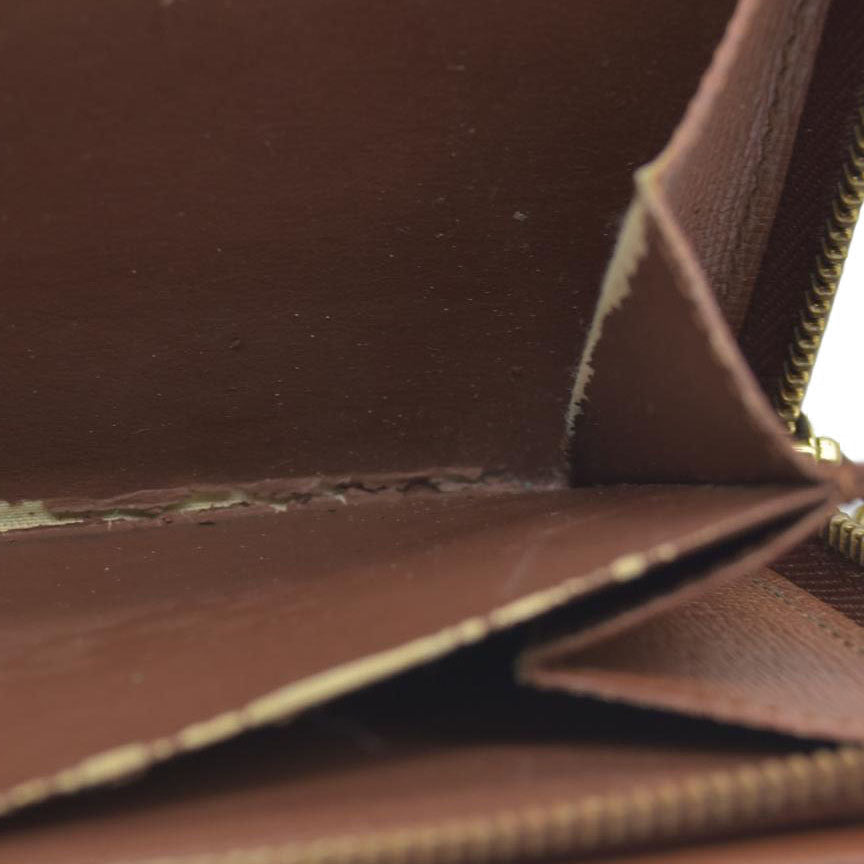 $560 Louis Vuitton Monogram Porte Monnaie Billets Tresor Bifold Wallet RA1906