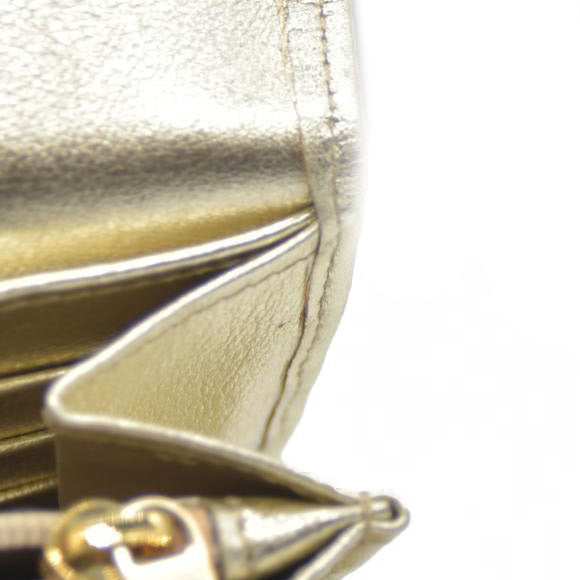 Must de Cartier $750 Love Collection Leather Bifold Long Wallet Gold/7BH0231