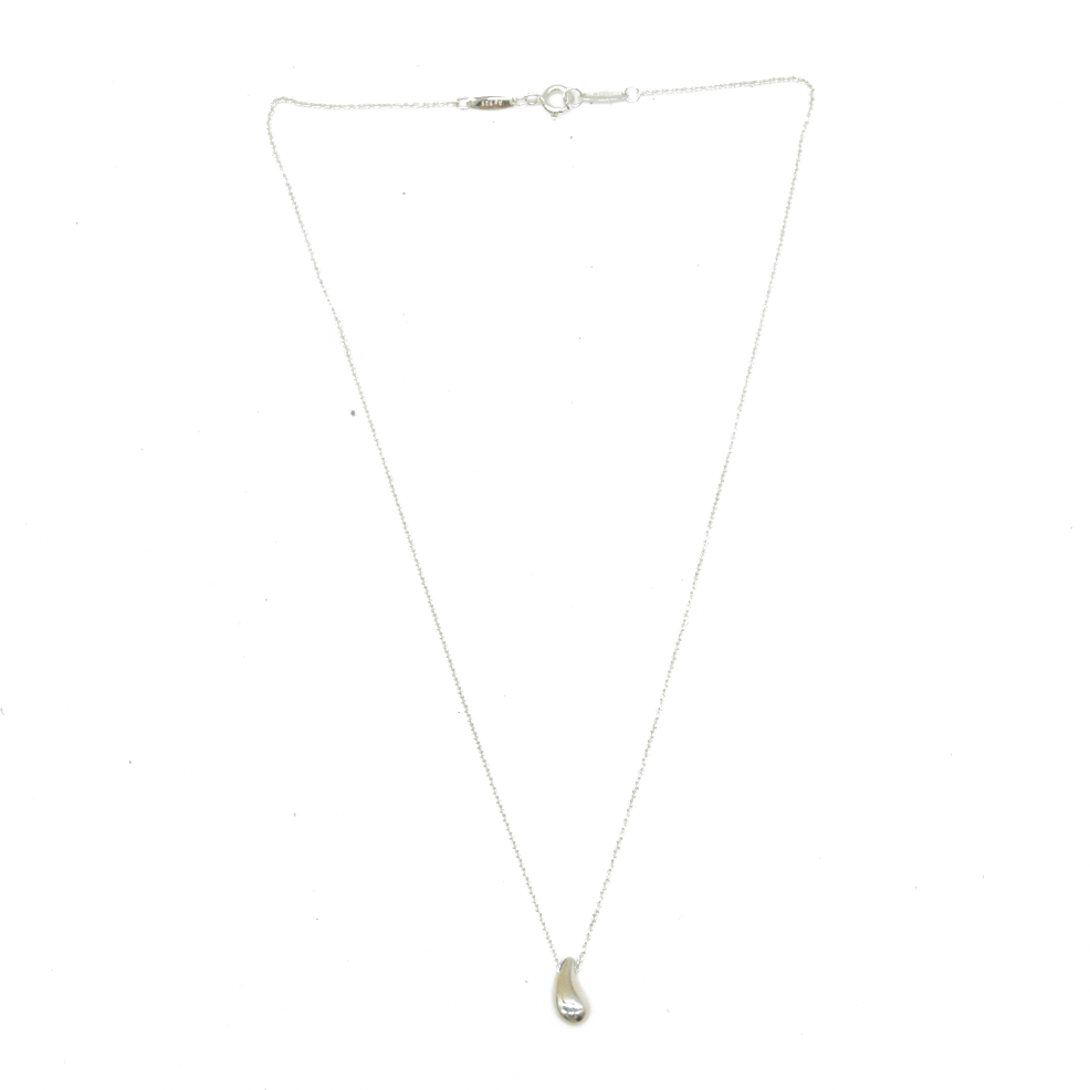 $360 Tiffany & Co Elsa Peretti Teardrop Pendant Sterling Silver