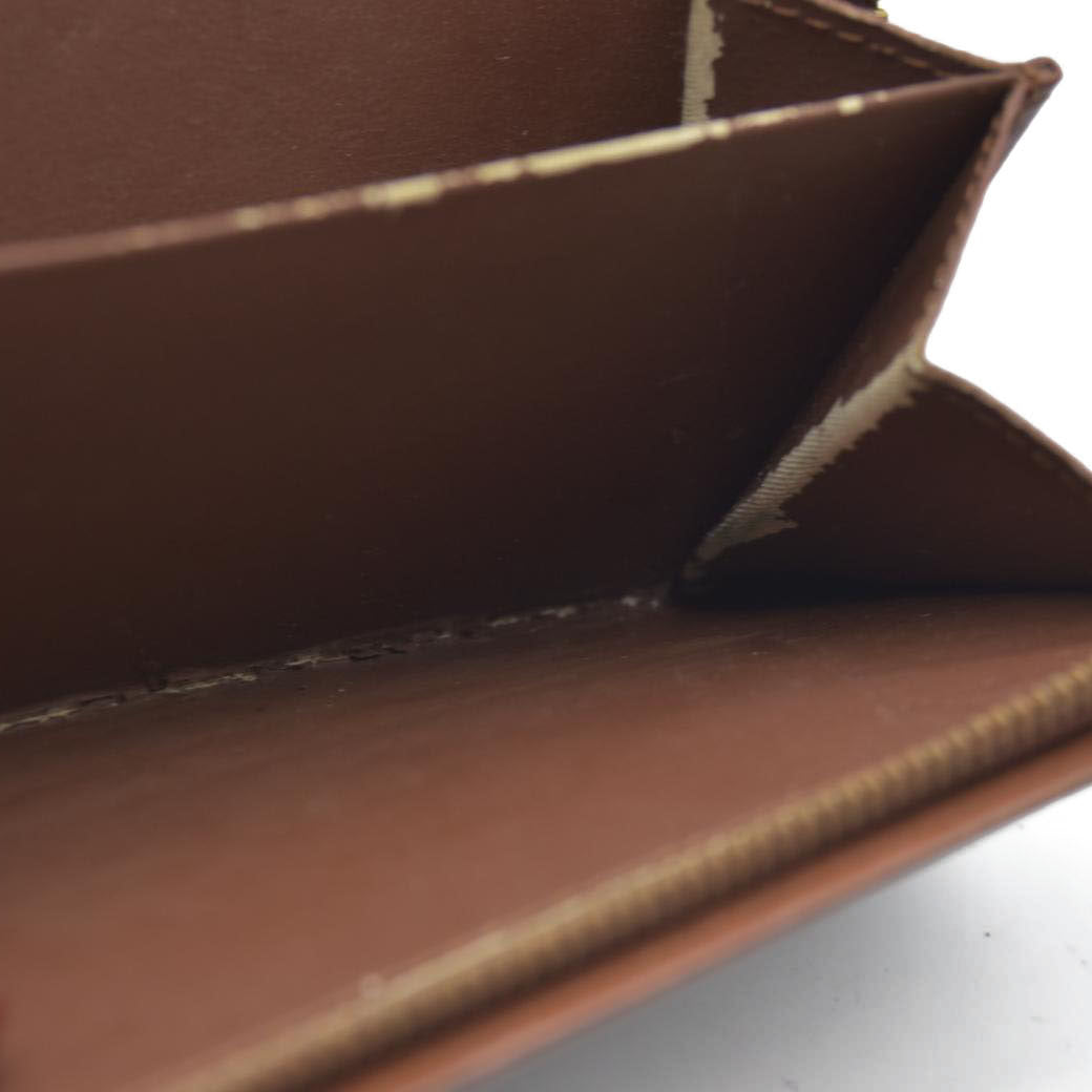 $560 Louis Vuitton Monogram Porte Monnaie Billets Tresor Bifold Wallet RA1906