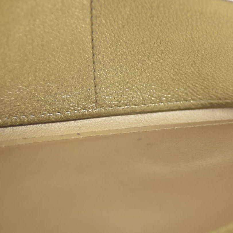 Must de Cartier $750 Love Collection Leather Bifold Long Wallet Gold/7BH0231