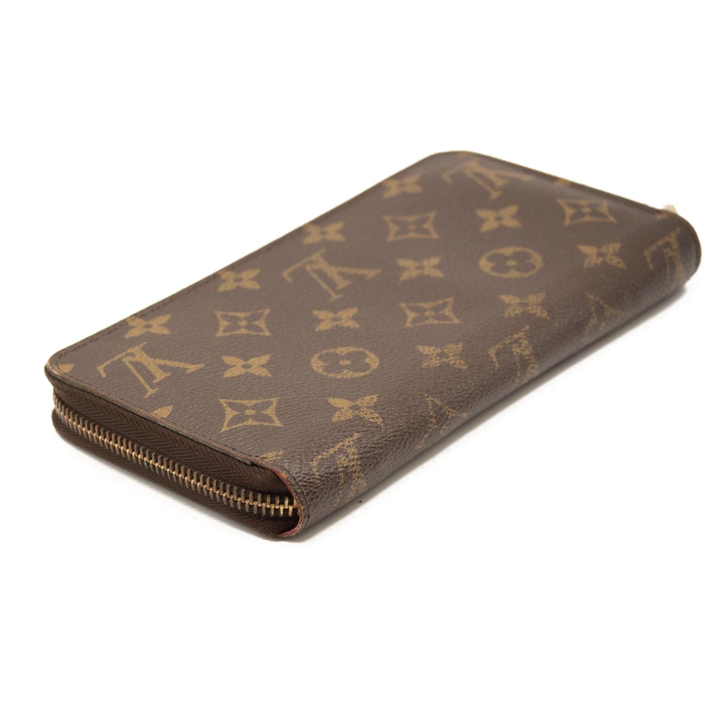 Louis Vuitton Monogram V Zippy Wallet Grenade Pink