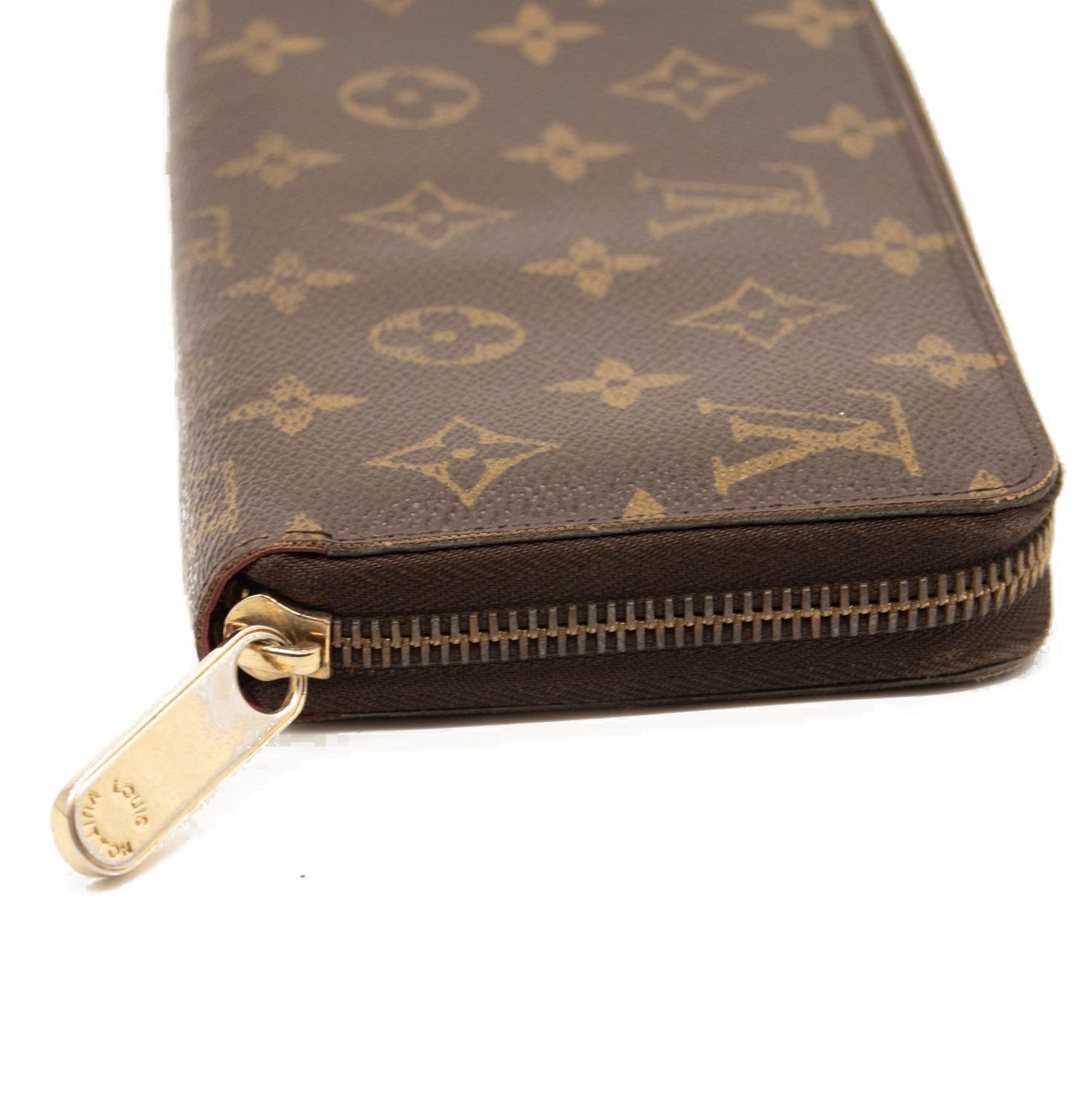 Louis Vuitton Monogram V Zippy Wallet Grenade Pink