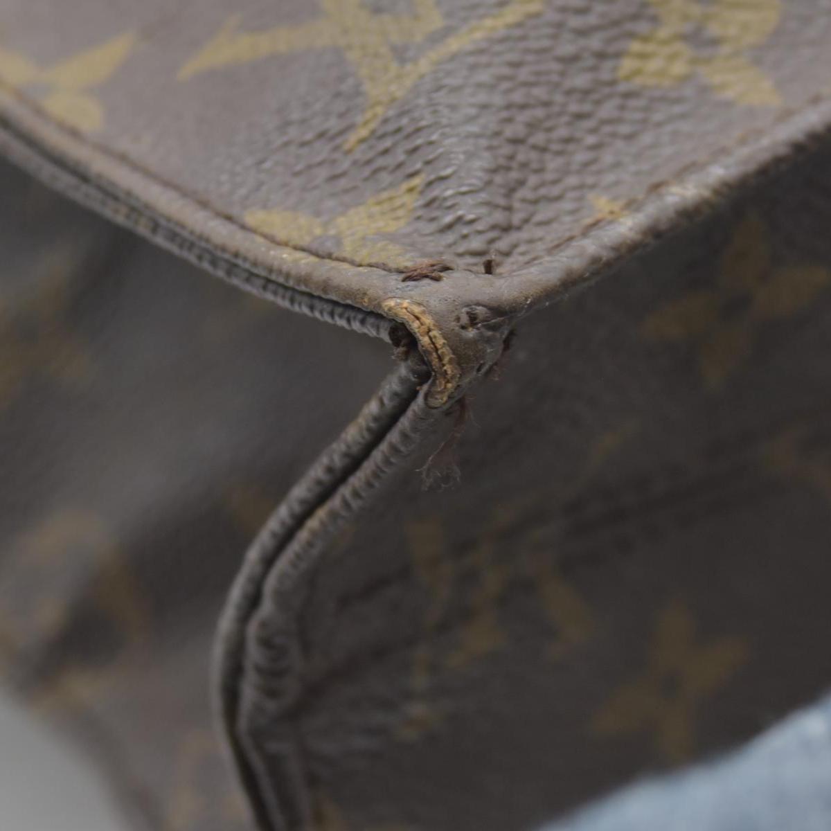$1340 Louis Vuitton LV Hand Bag Sac Plat Brown Monogram