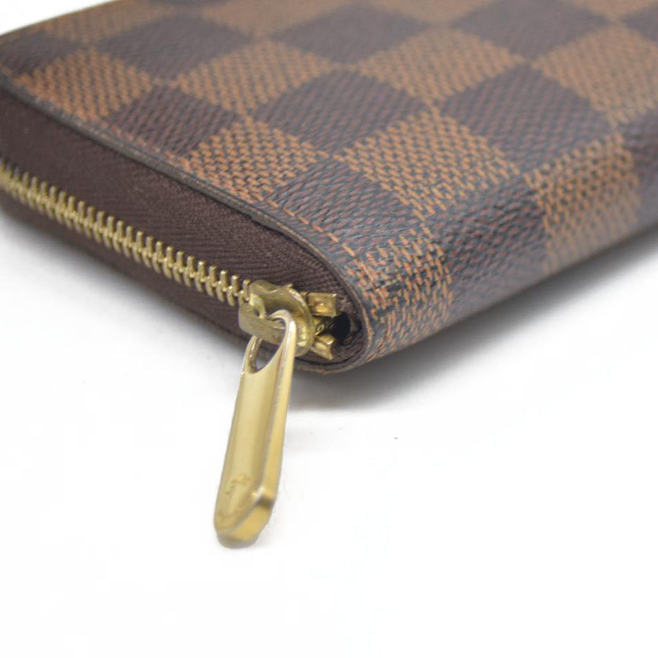Louis Vuitton $740 Damier Zippy Zip Coin Purse Wallet SN0172
