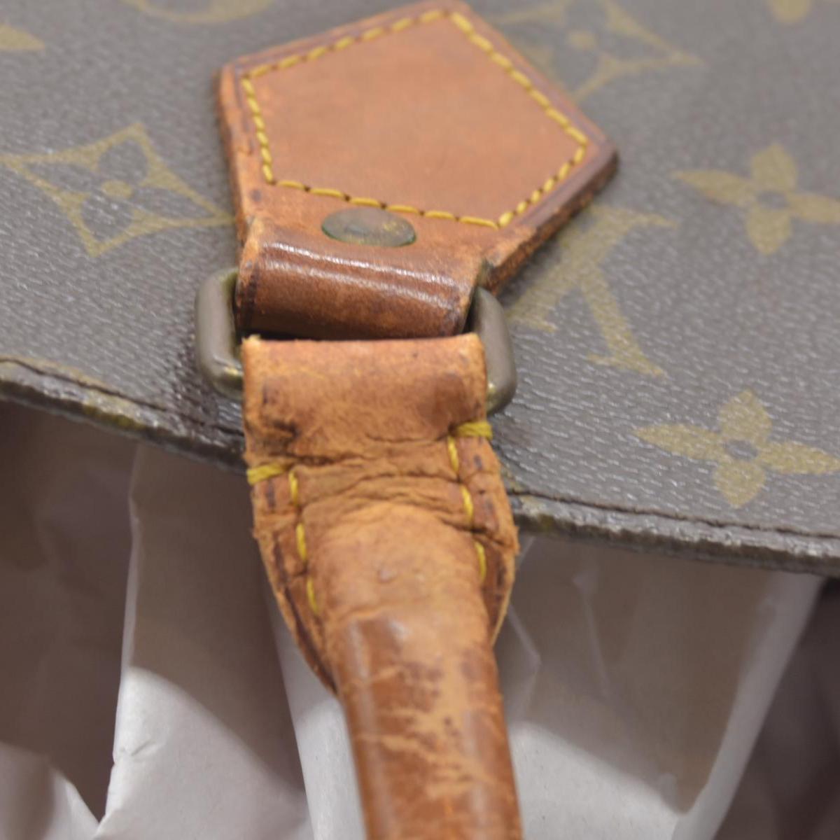 $1340 Louis Vuitton LV Hand Bag Sac Plat Brown Monogram