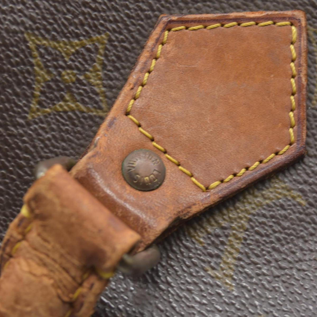 $1340 Louis Vuitton LV Hand Bag Sac Plat Brown Monogram