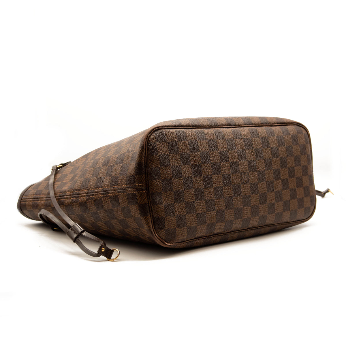 Louis Vuitton Neverfull Neo Mm Rose Ballerine Brown Damier Ebene Canvas Tote