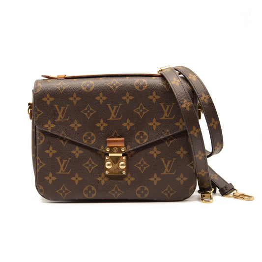 LOUIS VUITTON Monogram Pochette Metis DU2185