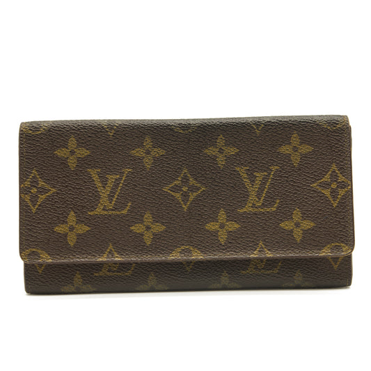 Used Louis Vuitton Monogram Porte Yen Credit Wallet MI0911