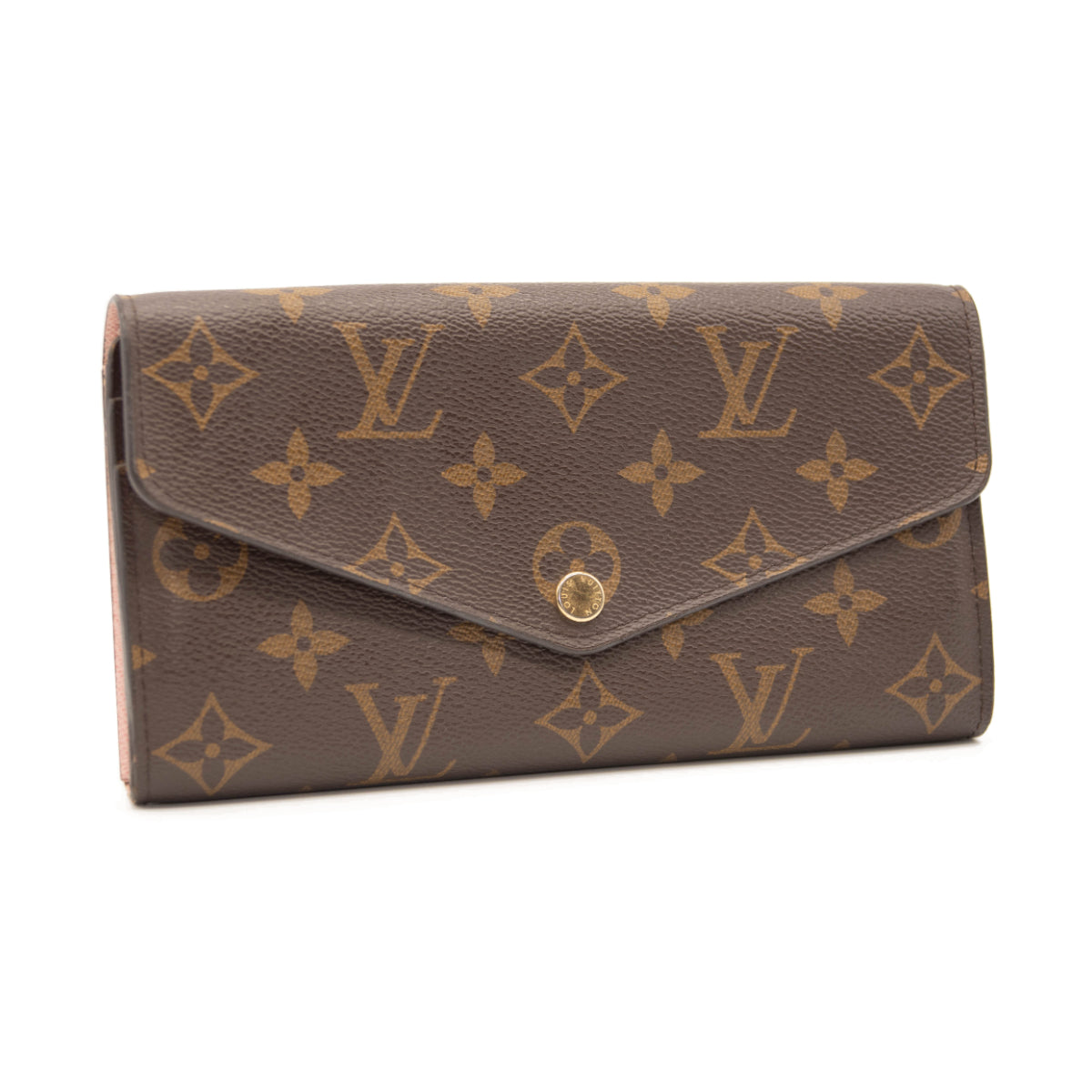 Louis Vuitton Monogram Sarah Wallet NM Rose Ballerine