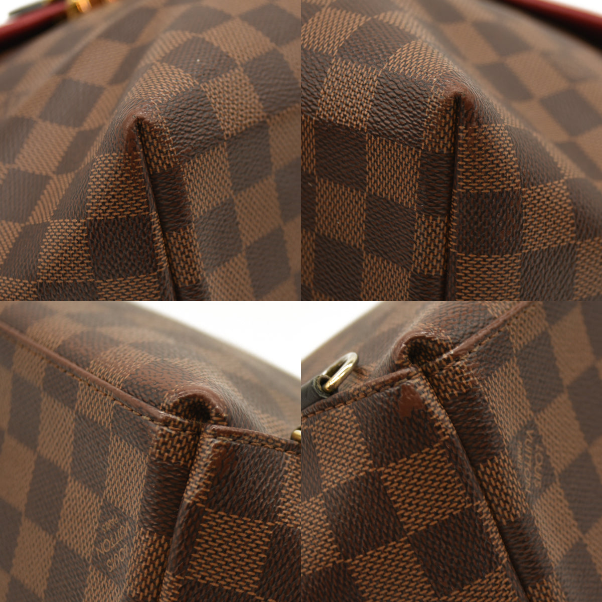 Louis Vuitton  Damier Ebene Clapton Backpack Scarlet SR4128