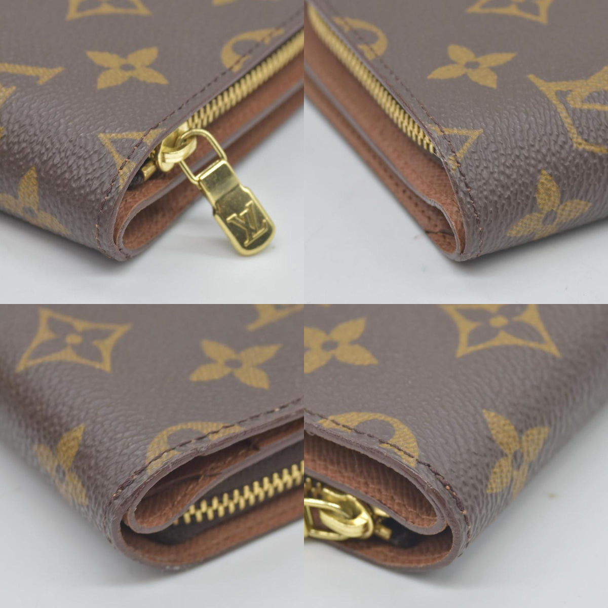 $815 1997 Louis Vuitton Monogram Porte Papier Zippy Wallet CONSIGNMENT SP1927