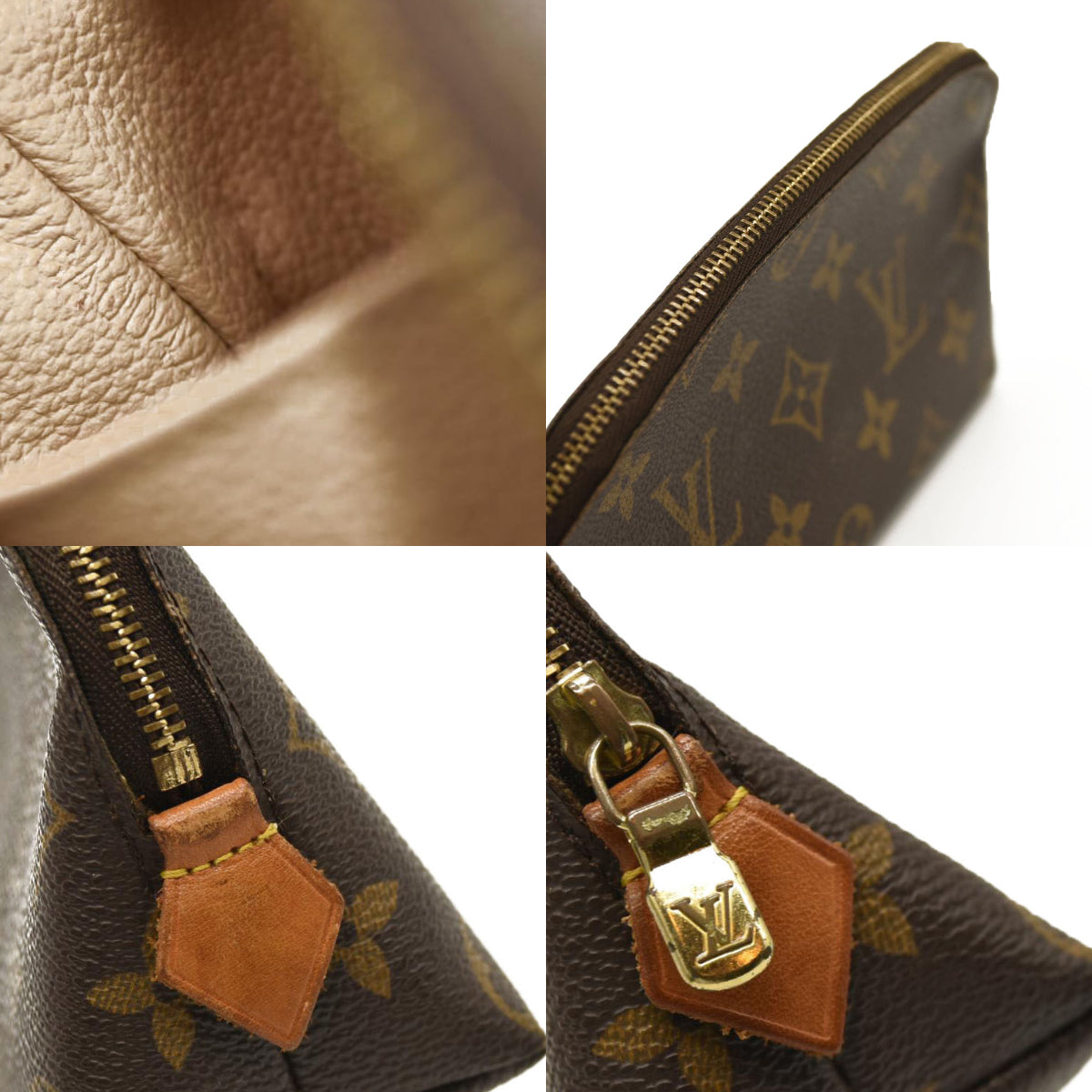 LOUIS VUITTON Monogram Cosmetic Pouch CA0042