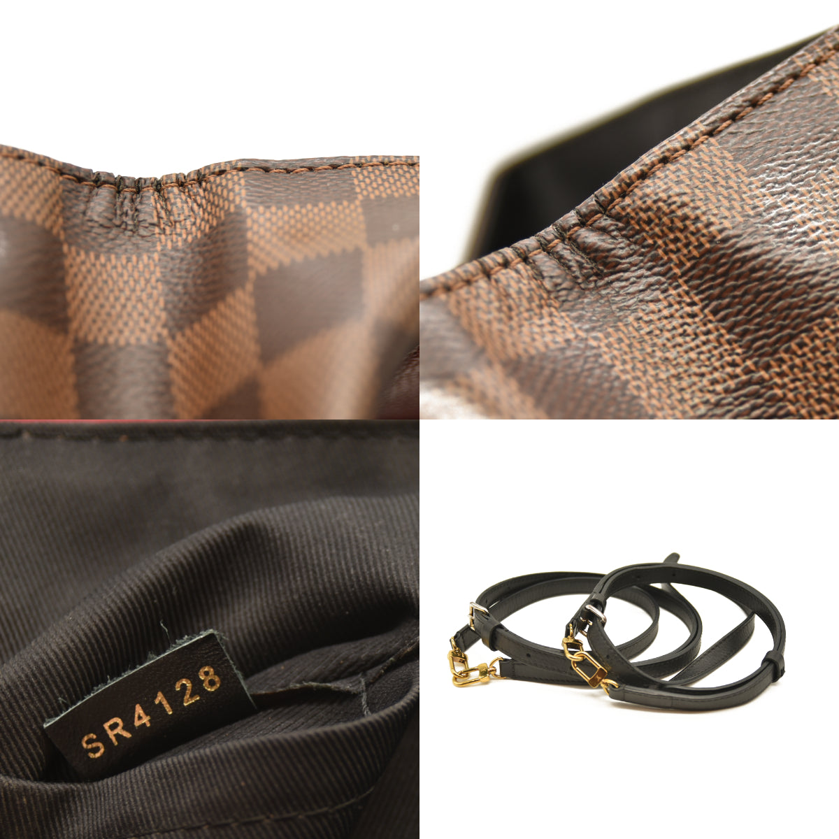 Louis Vuitton  Damier Ebene Clapton Backpack Scarlet SR4128