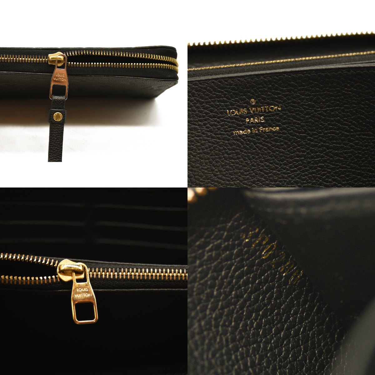 2020 Louis Vuitton  Empreinte Zippy Wallet Black SP0280