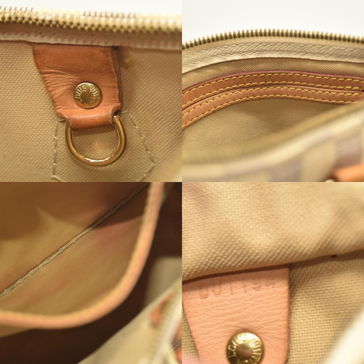 LOUIS VUITTON Damier Azur Speedy Bandouliere 25 DU1194